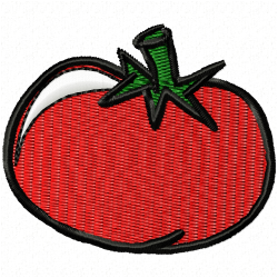 Tomato Embroidery Design 7 Tomato Embroidery Design 7